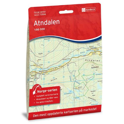 Bilde av Atndalen 1:50 000