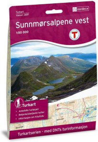 Bilde av Sunnmørsalpene vest 1:50 000