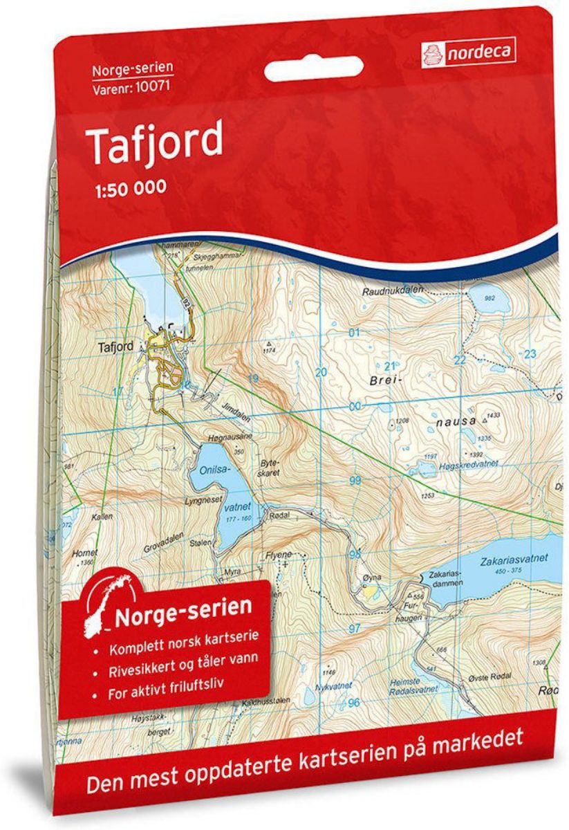 Bilde av Tafjord 1:50 000