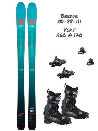 Bilde av Toppturpakke Rise Above88 - Quantum Free 105 W