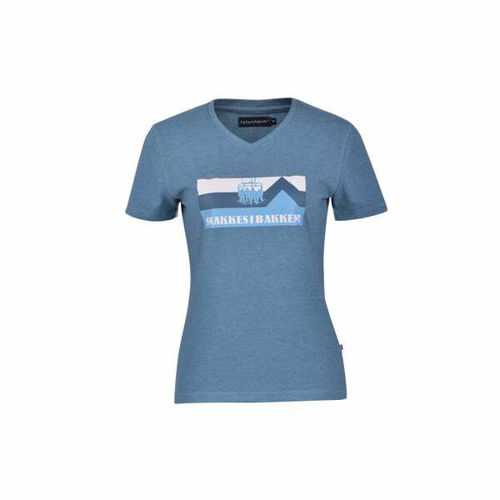 Bilde av Varde T-shirt m print dame "Snakkes"