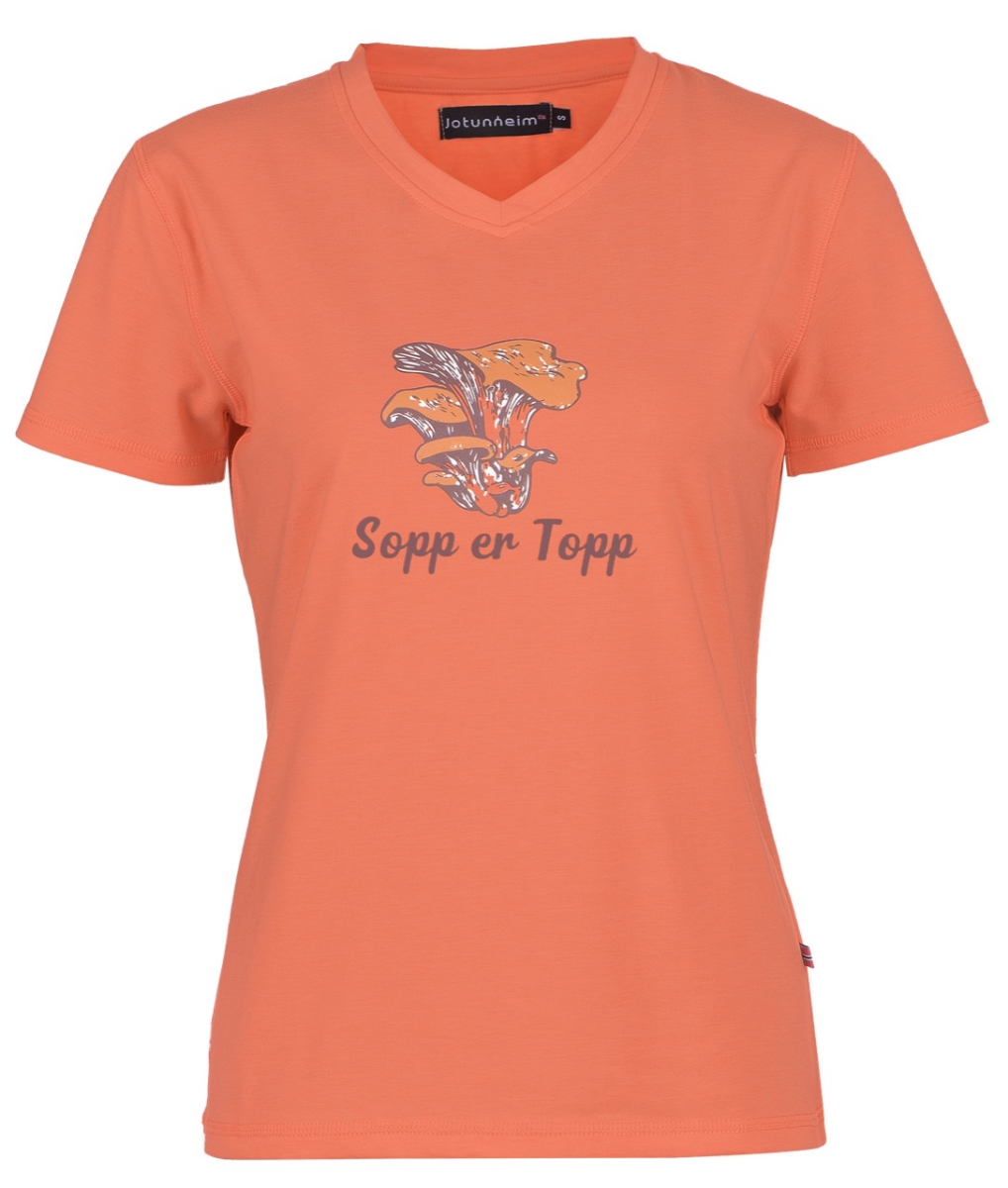 Bilde av Varde T-shirt m print dame "Sopp"