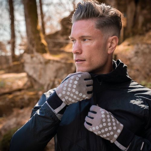 Bilde av Sølvfaks hansker med refleks