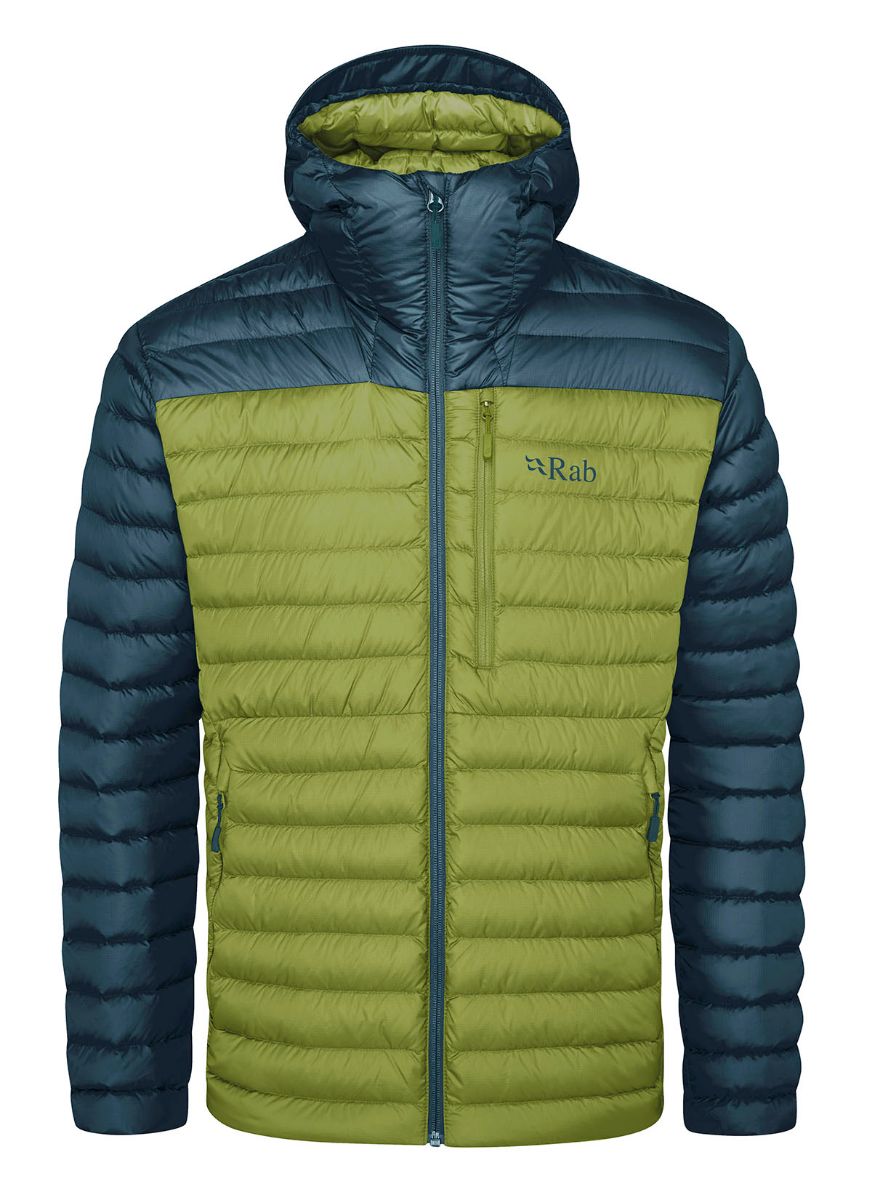 Bilde av Microlight Alpine Jacket - dunjakke til herre i fargen Orion Blue Aspen Green