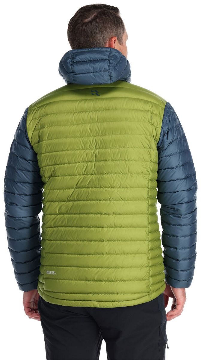 Bilde av Microlight Alpine Jacket - dunjakke til herre i fargen Orion Blue Aspen Green