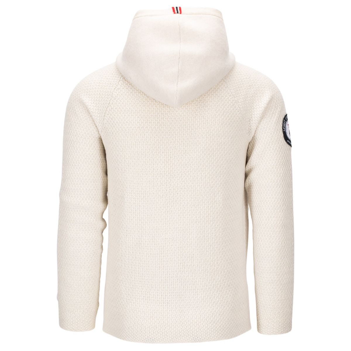Bilde av Boiled Hoodie Laced Mens - en hettegenser fra Amundsen Sport i ull til herre i fargen Oatmeal