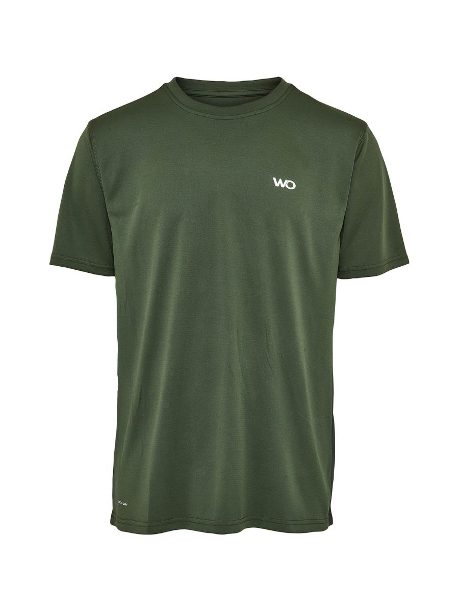 Trenings t-skjorte fra Workout i fargen Desert Green