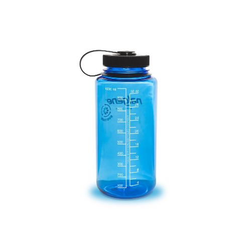 blå drikkeflaske fra Nalgene