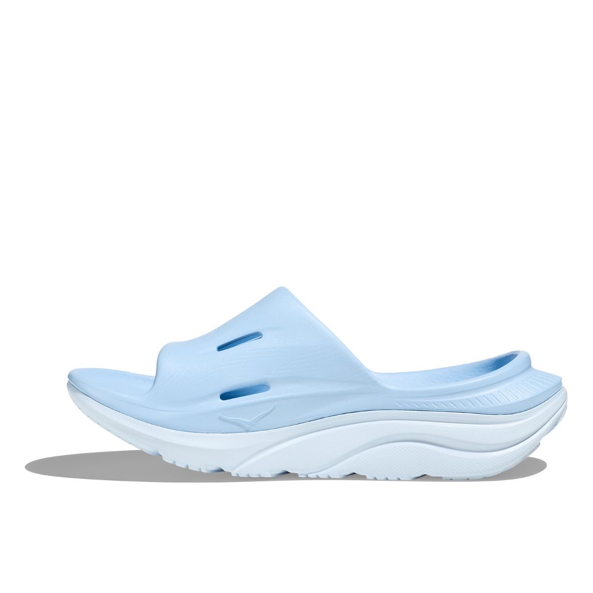Ora Recovery Slide 3 - lyseblå slippers fra Hoka