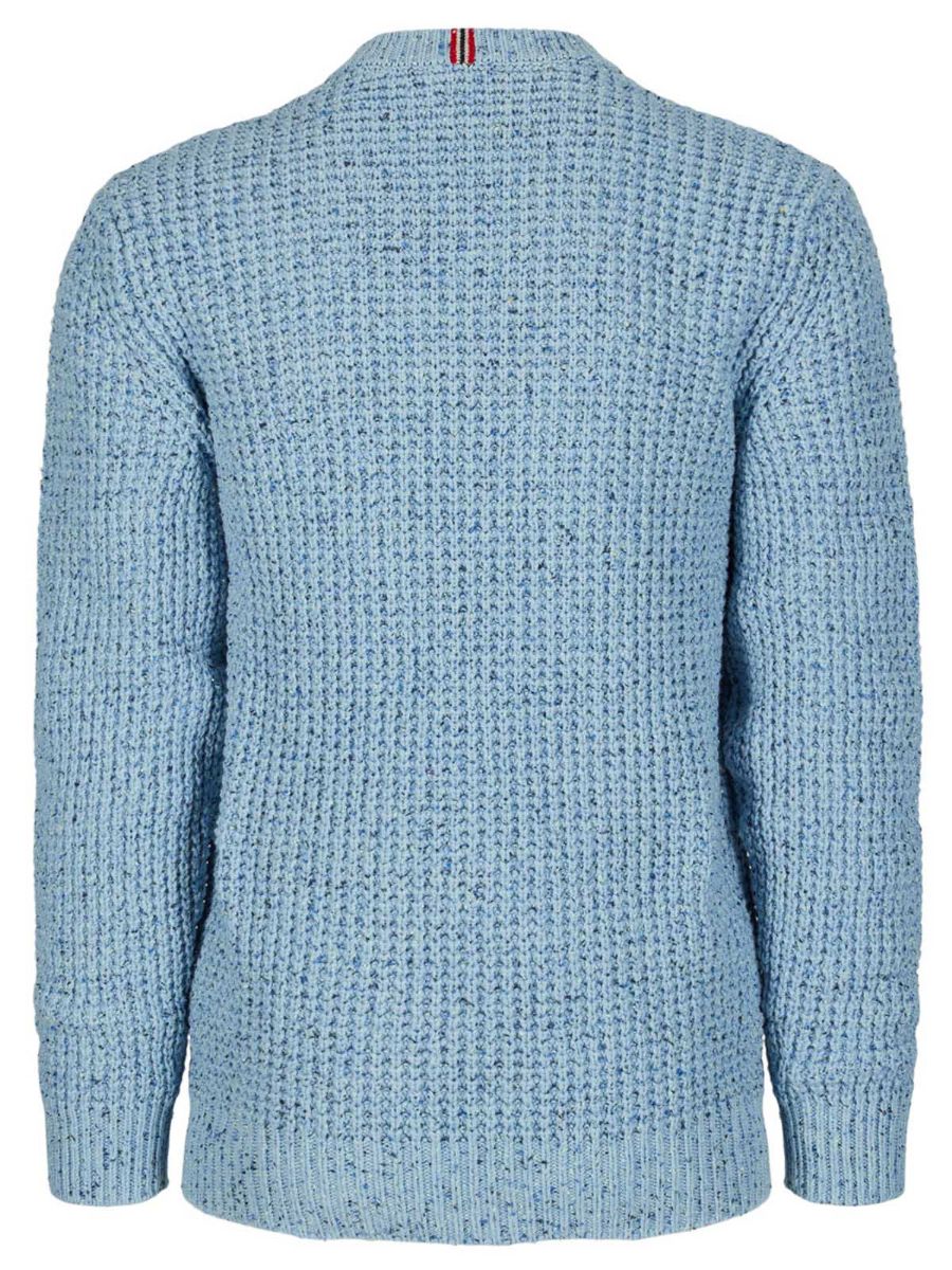 Field Sweater fra Amundsen Sports. Herremodell i blå (faded blue)