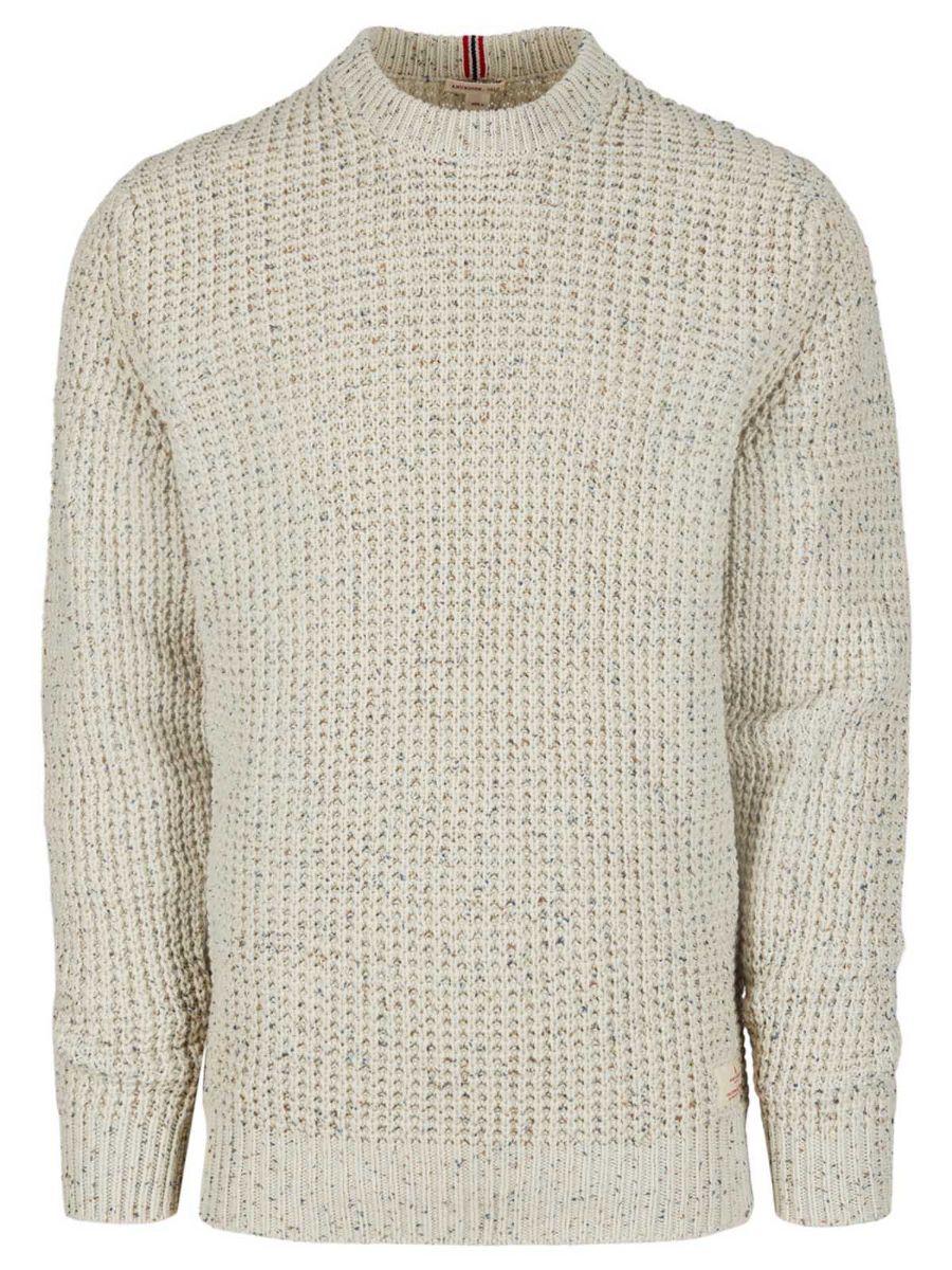 Field Sweater fra Amundsen Sports. Herremodell i lys farge (Natural)