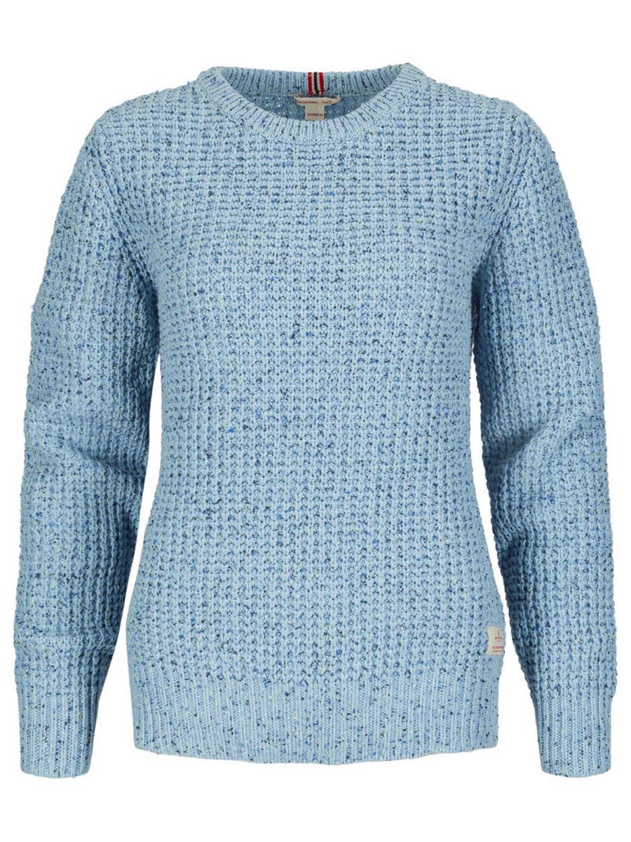 Field Sweater til dame fra Amundsen Sports. Blå (Faded Blue)
