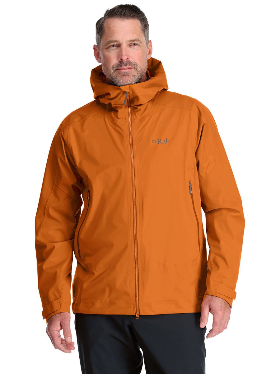 Rab Kinetic Alpine Jacket 2.0 til herre i fargen Marmalade
