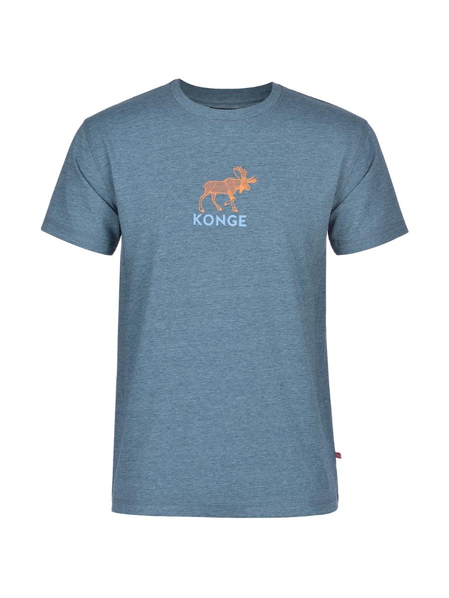 Varde Tshirt m/print fra Jotunheim til herre, med print "Konge" i fargen Orion Blue