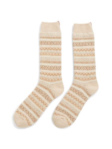 Amundsen Skauen Mid Calf Sock i fargen Desert. Stretchy ullsokker fra Amundsen