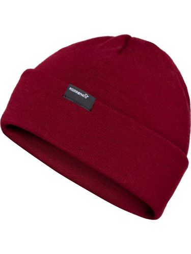 Norrøna /29 Mid Merinoull Beanie - en lue fra Norrøna i fargen Rhubarb Melange