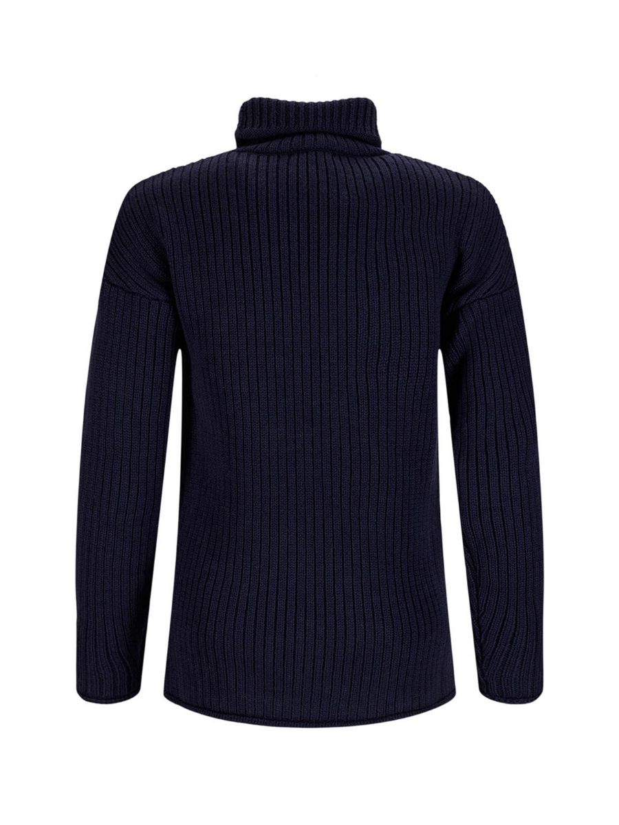 Amundsen Heroes Ski Turtleneck Womens i fargen Faded Navy Natural