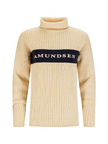 Amundsen Heroes Ski Turtleneck Womens i fargen Natural Navy