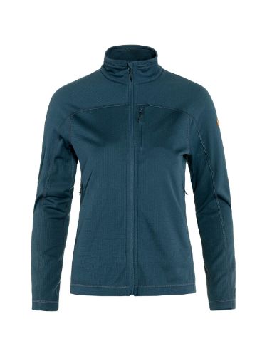 Fjällräven Abisko Lite Fleece til dame i fargen Indigo Blue. Fleecejakke fra Fjellreven. 