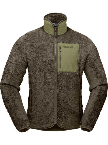 Norrøna Femund Warm3 Jacket M i fargen Olive Night. Deilig og varmende fleecejakke fra Norrøna til herre.