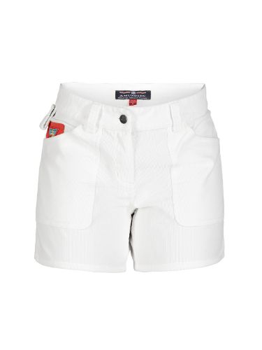 Amundsen 5incher Concord Garment Dyed Shorts Womens i fargen White. Hvit shorts fra Amundsen til dame