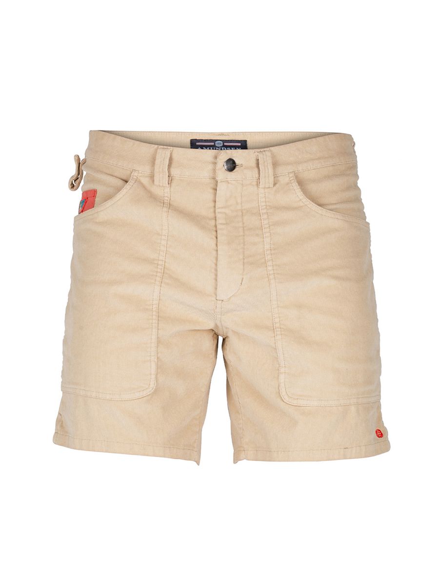 Amundsen 7incher Concord Garment Dyed Shorts Mens. Beige shorts fra Amundsen til herre
