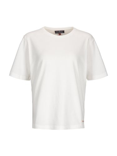 Amundsen Oslo Tee Womens i fargen Faded Navy. Hvit t-skjorte til dame fra Amundsen
