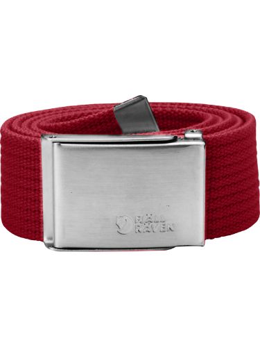 Fjellreven Canvas Belt. Belte fra Fjällräven i fargen Deep Red.