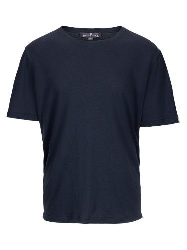 Amundsen Linen Tee Mens i fargen Faded Navy. Mørk blå t-skjorte fra Amundsen