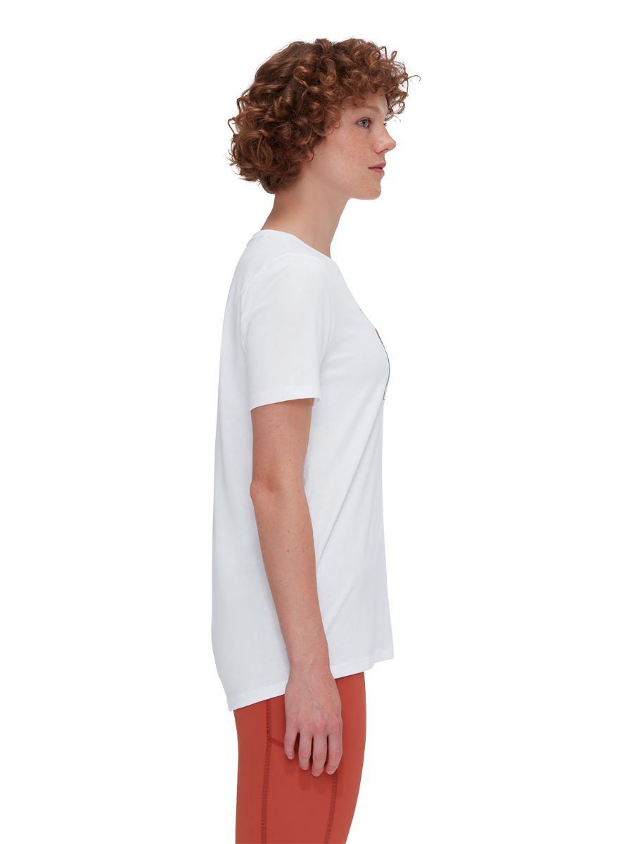 Mammut Core T-shirt Womens Outdoor i fargen White. Hvit t-skjorte til dame