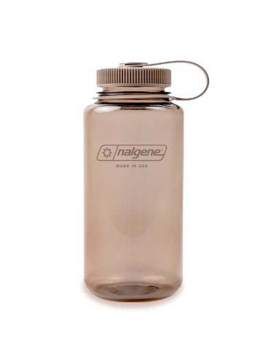 Nalgene 1L Wide Mouth i fargen Mocha. Drikkeflaske fra Nalgene.	