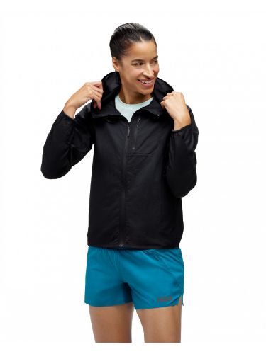 Vis detaljer for W SKYFLOW JACKET Hoka W Skyflow Jacket i fargen Black. Svart løpejakke til dame fra Hoka