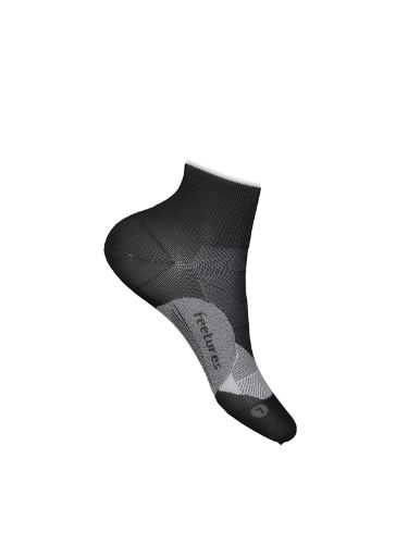 Perfekt treningssokk fra Feetures, i fargen Black