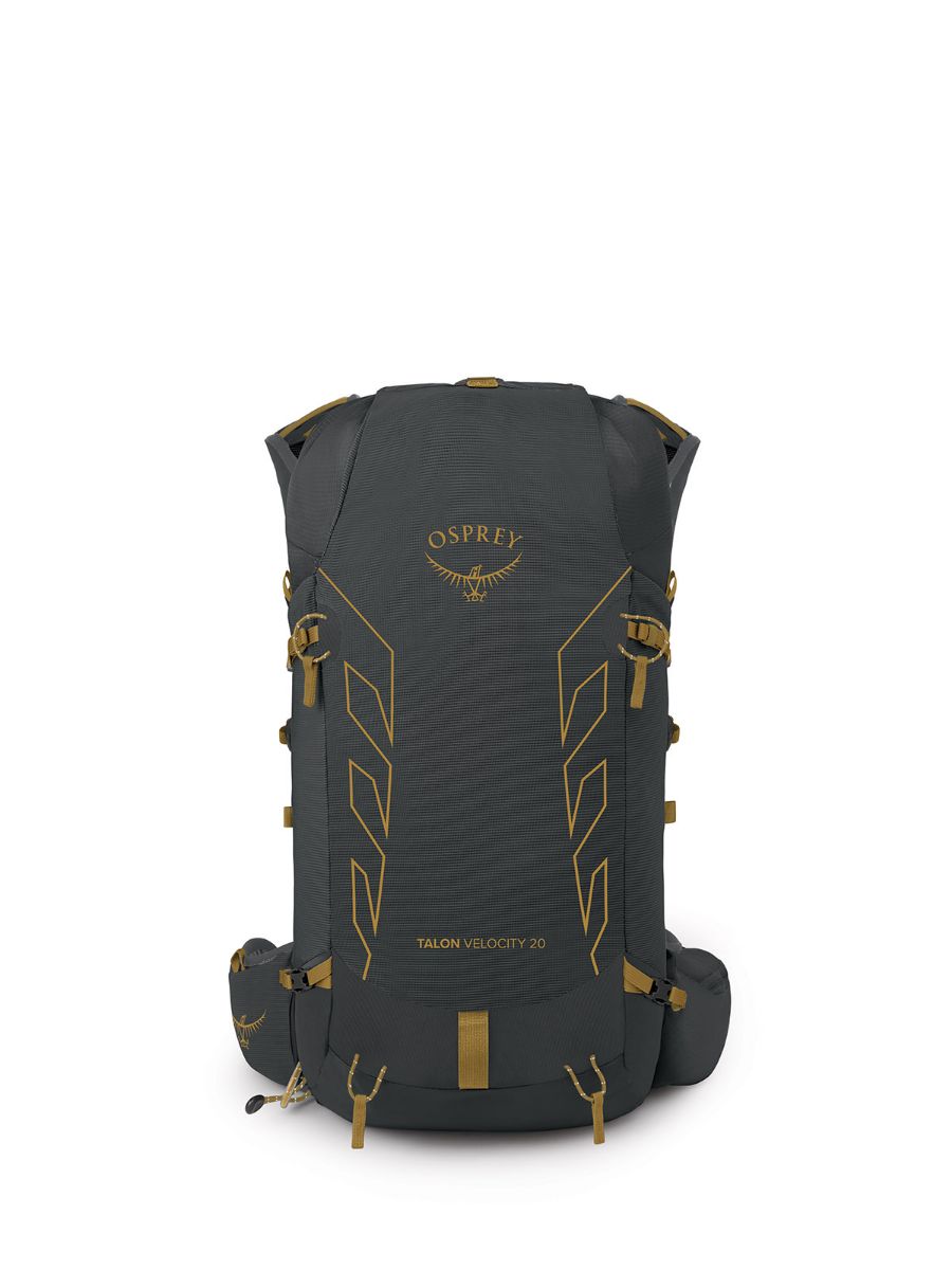 Osprey Talon Velocity 20L i fargen Dark Charcoal Tumbleweed Yellow