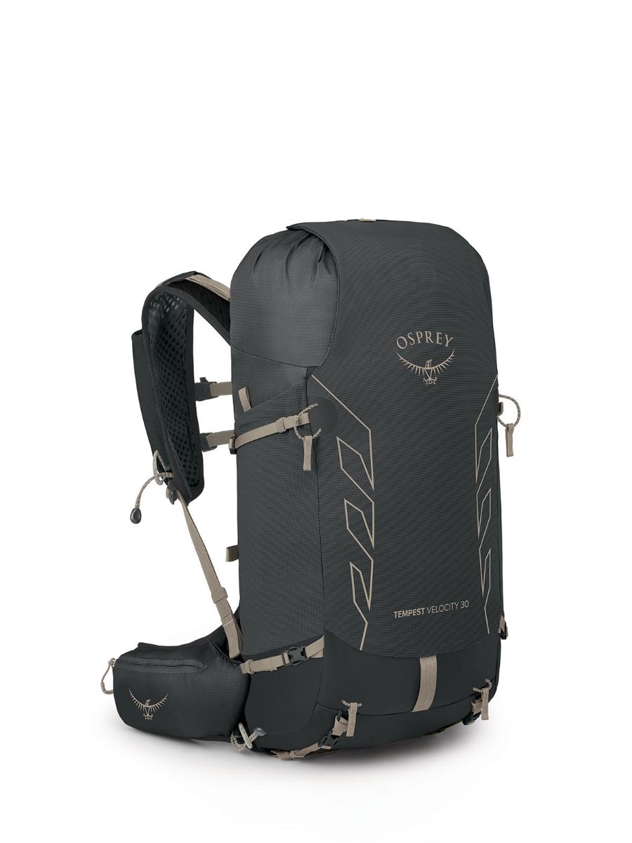 Osprey Tempest Velocity 30L i fargen Dark Charcoal Chiru Tan