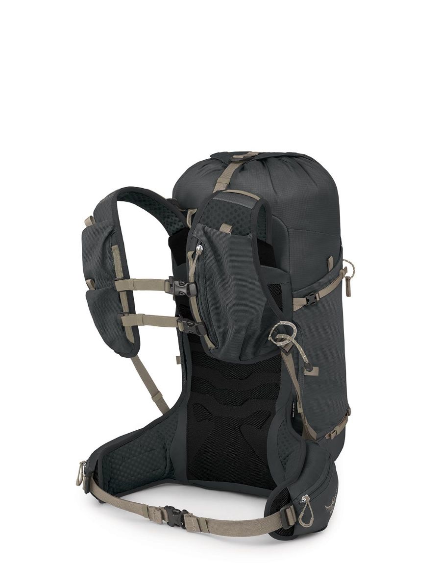 Osprey Tempest Velocity 30L i fargen Dark Charcoal Chiru Tan