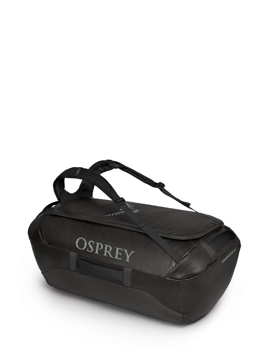 Osprey Transporter 95 Black. Duffelbag fra Osprey