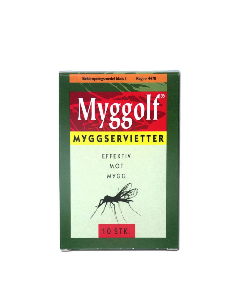 Myggolf myggservietter