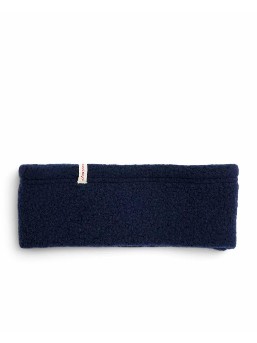 Amundsen Wool Fleece Headband i fargen Faded Navy