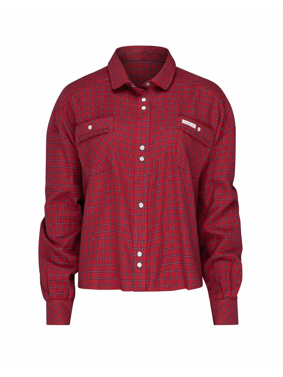 Amundsen Wild Country Shirt Womens i fargen Chequered Red