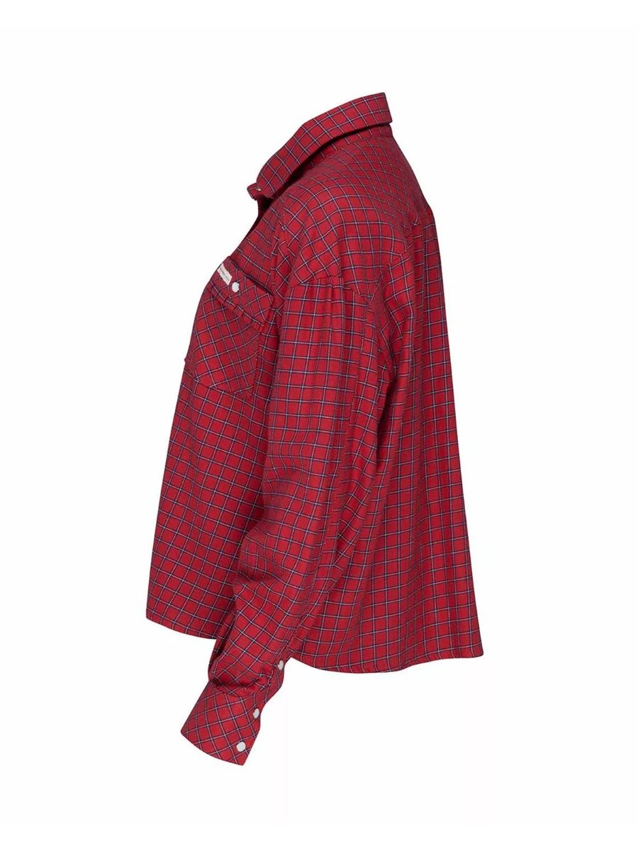 Amundsen Wild Country Shirt Womens i fargen Chequered Red