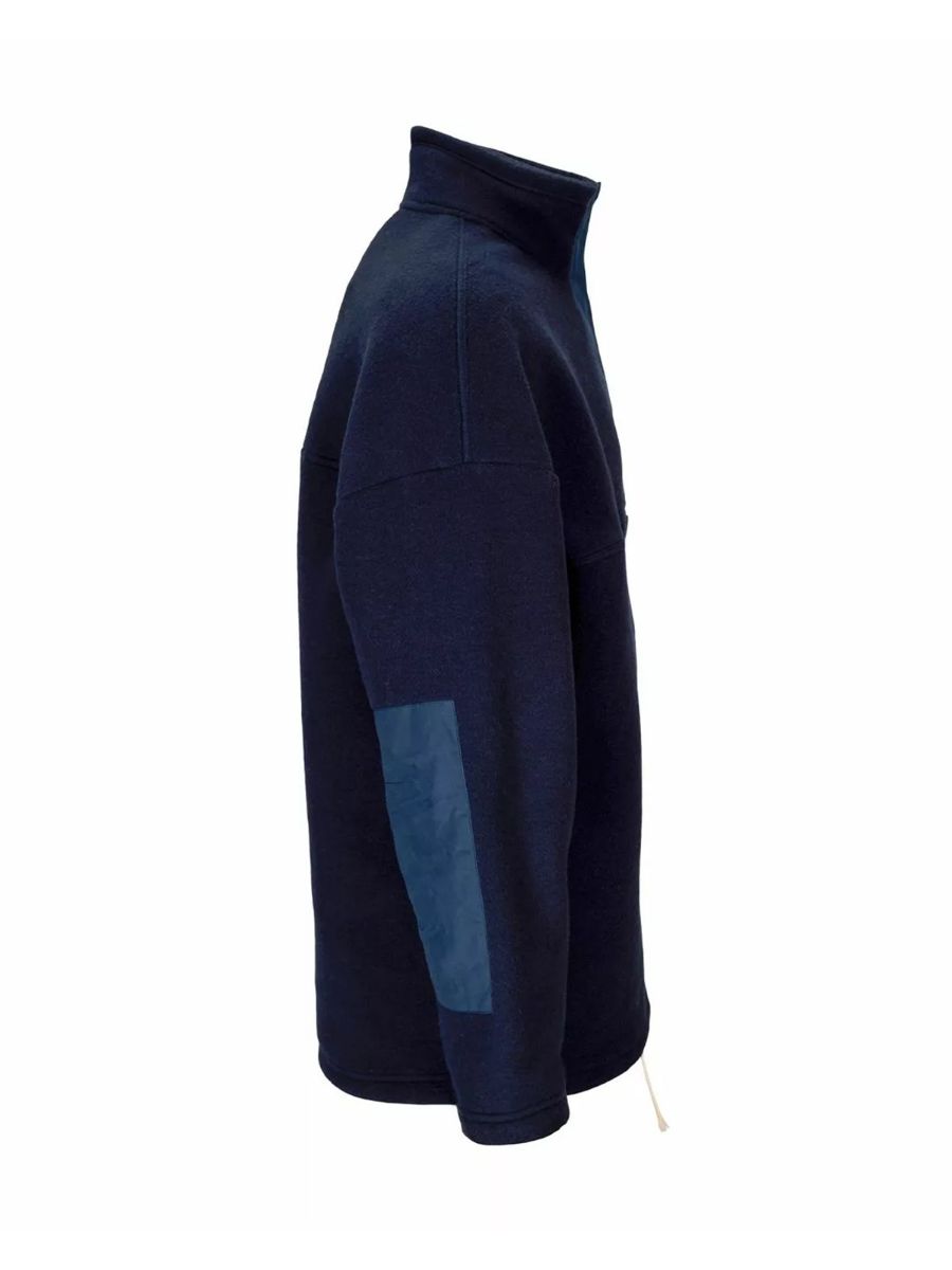 Amundsen Vagabond Waxed Fleece Mens i fargen Natural/Navy