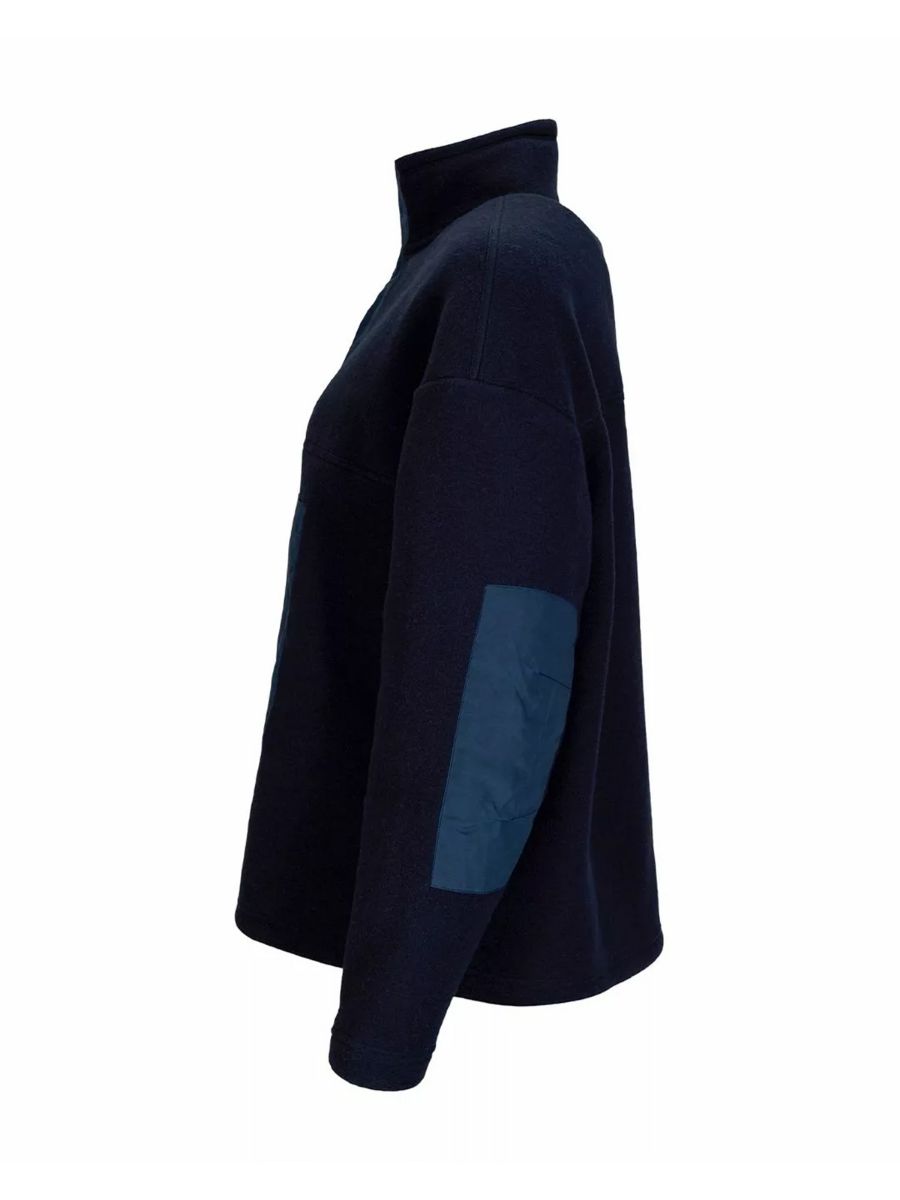 Amundsen Vagabond Waxed Fleece Womens i fargen Faded Navy/Navy