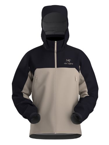 Vis detaljer for Beta AR Jacket M Beta AR, en robust og allsidig skalljakke til herre fra Arcteryx i fargen Black/Rune