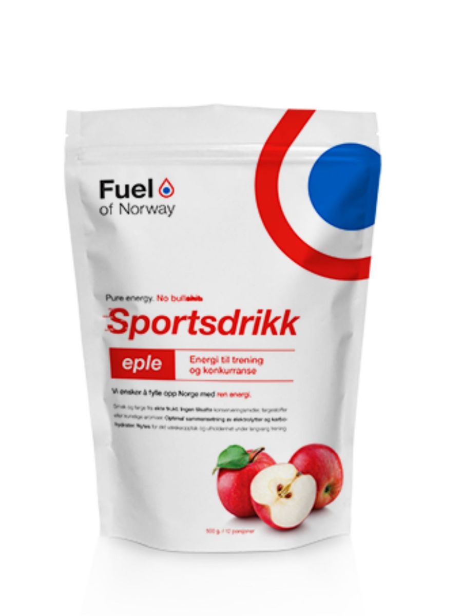 Fuel Of Norway sportsdrikke med eplesmak