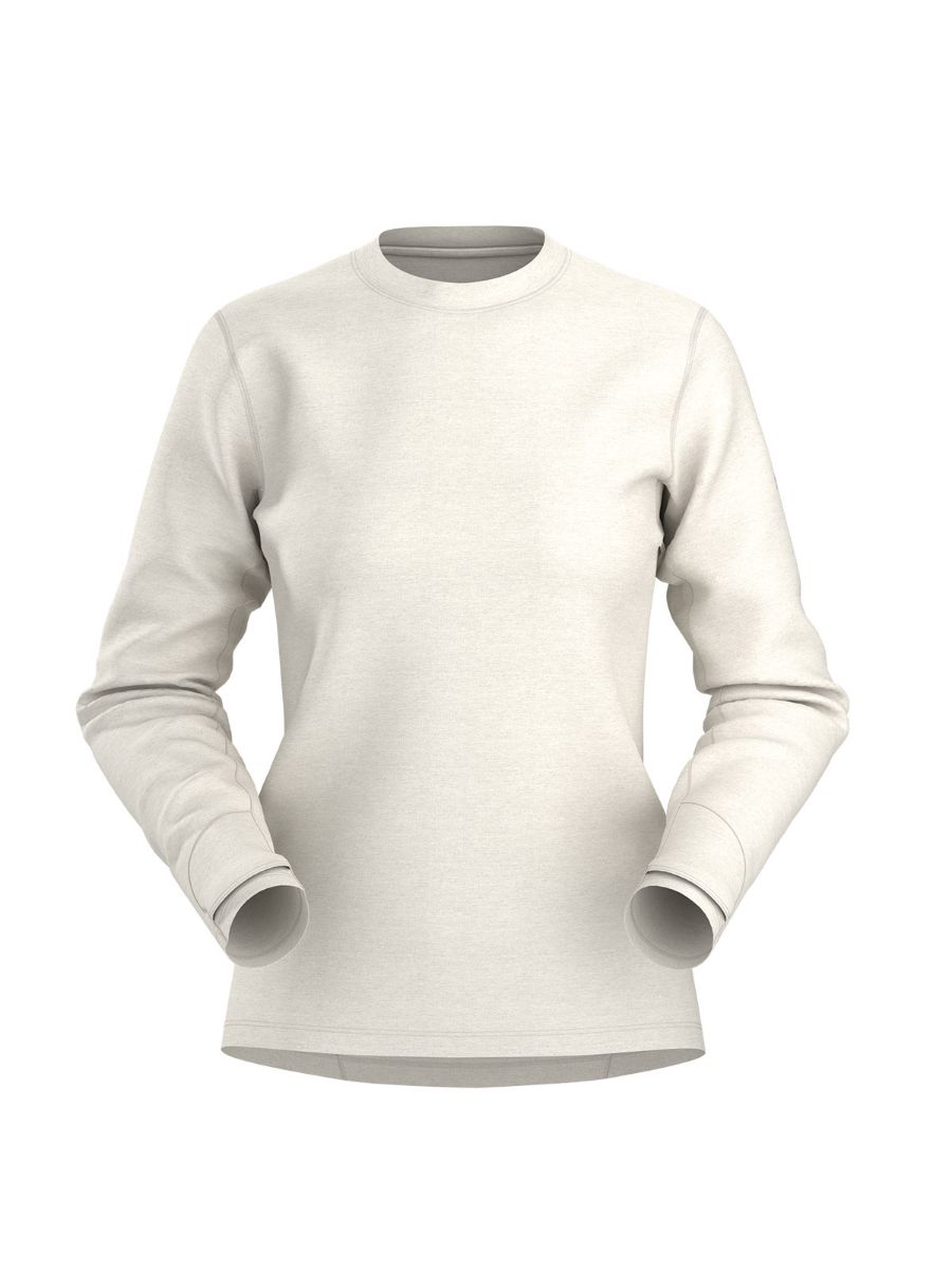 Taema Thermal Crew Longsleeve til dame fra Arcteryx i fargen Artic Silk Heather