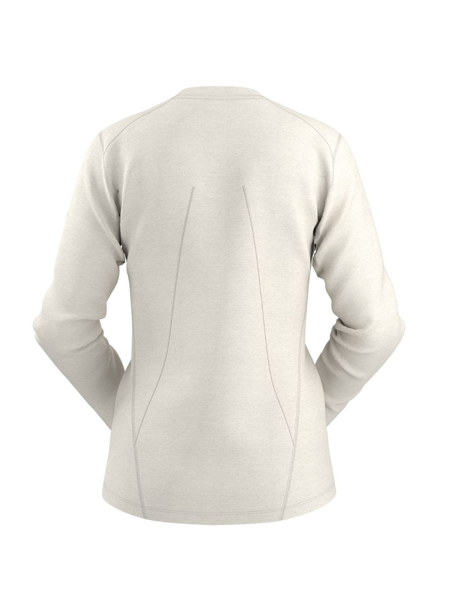 Taema Thermal Crew Longsleeve til dame fra Arcteryx i fargen Artic Silk Heather