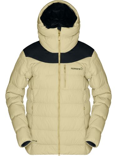 Tamok dunjakke til dame fra Norrøna i fargen Sage Green