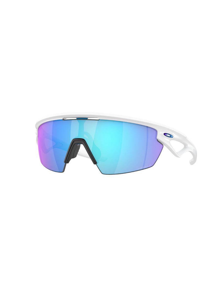 Sportsbrille fra Oakley, SPHAERA i fargen Matte White med Prizm Sapphire glass 