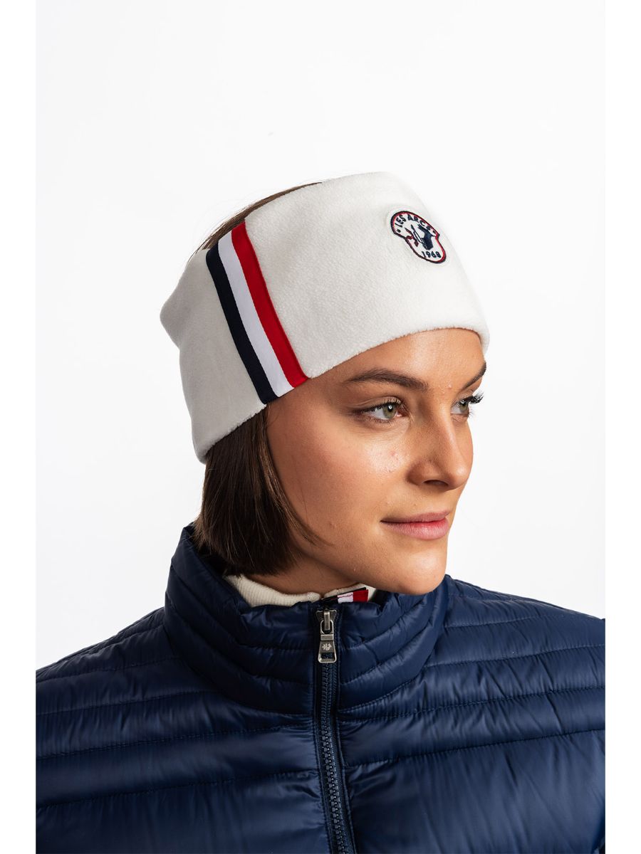 Aime Headband fra Les Arcs- det populære pannebåndet i fleece i fargen White